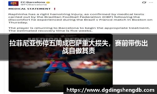 拉菲尼亚伤停五周成巴萨重大损失，赛前带伤出战自傲其责